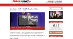 Desktop Screenshot of camiciaecravatta.com