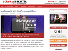 Tablet Screenshot of camiciaecravatta.com